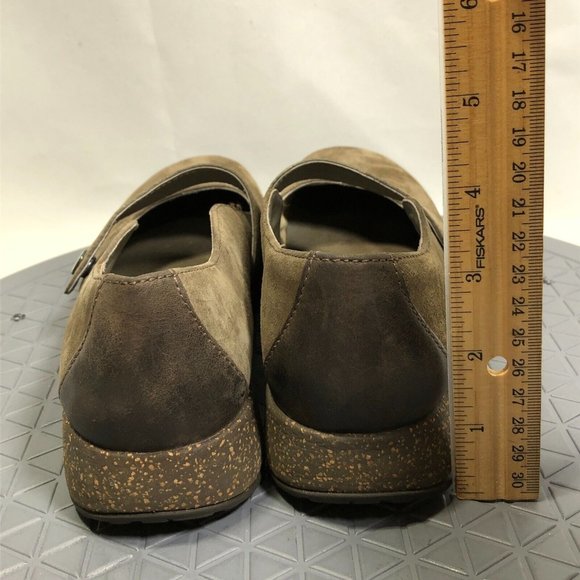 TEVA Mary Jane Shoes Size 7.5 Brown Walking Casual Comfort Snap Button #4028 - Picture 4 of 11